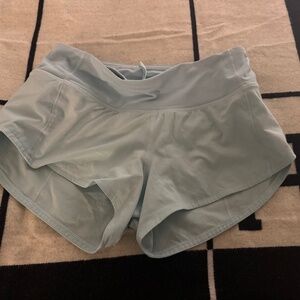 Blue Lululemon shorts
